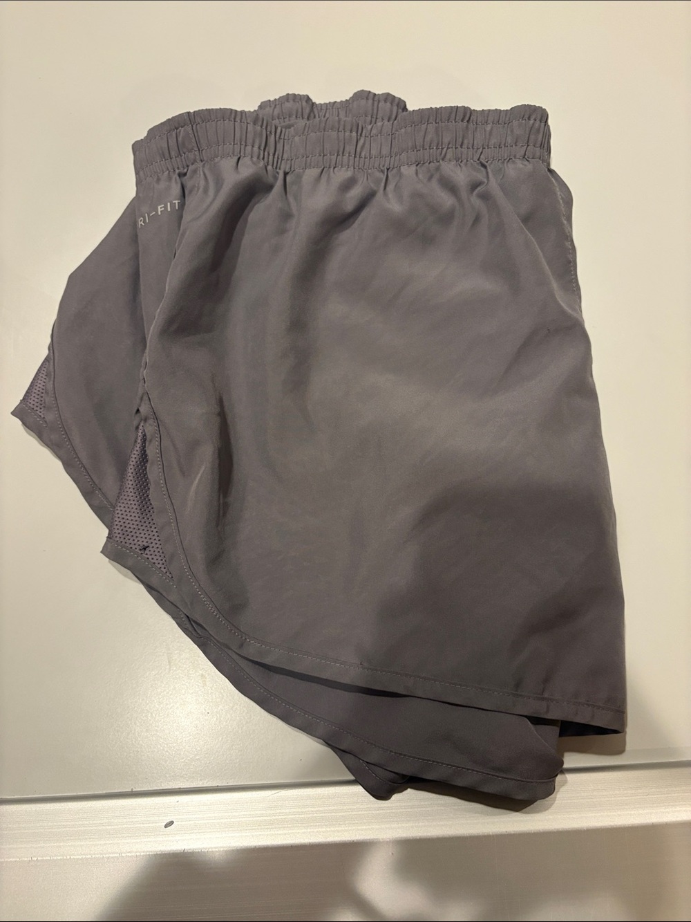 Nike dry fit Running Shorts in grey Size Large